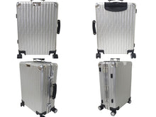 Load image into Gallery viewer, RIMOWA リモワ × FENDI フェンディ キャリーケース スーツケース 7VV133 A5F6 F13DL ズッカ柄 アルミニウム シルバー 美品 中古 4c074714