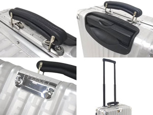 RIMOWA リモワ × FENDI フェンディ キャリーケース スーツケース 7VV133 A5F6 F13DL ズッカ柄 アルミニウム シルバー 美品 中古 4c074714