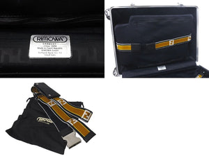 RIMOWA リモワ × FENDI フェンディ キャリーケース スーツケース 7VV133 A5F6 F13DL ズッカ柄 アルミニウム シルバー 美品 中古 4c074714
