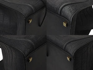 CELINE セリーヌ ハンドバッグ ラゲージ ファントム ミディアムスクエア クロコ型押し S-LA-31852 レザー 中古 4c074715