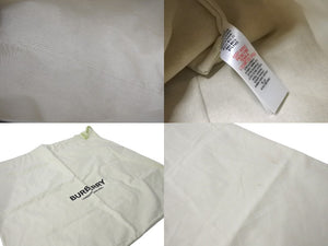 BURBERRY バーバリー ロゴディテール トートバッグ 8009268 ブラック コットンキャンバス 美品 中古 4c074716 