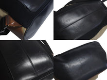 Load image into Gallery viewer, Berluti ベルルッティ カリグラフィ バックパック リュック G0118 ベージュ ブラック ブラウン コットンキャンバス レザー 美品 中古 4c074719