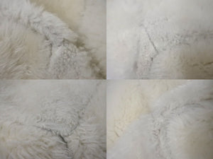 ADORE アドーア ファー トートバッグ ハンドバッグ ファー レザー ホワイト ブラック ゴールド金具 美品 中古 4c074720 
