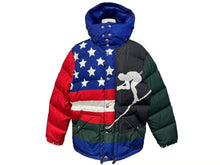 Load image into Gallery viewer, POLO RALPH LAUREN ポロラルフローレン Downhill Skier Down Jacket ダウンジャケット 星条旗 710717022003 サイズL 美品 中古 4c074723