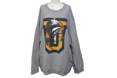 UNDERCOVER アンダーカバー U FACE ユーフェイス スウェット トレーナー 22AW グレー ブラック イエロー サイズ3 美品 中古 4c074725 