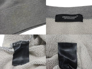 UNDERCOVER アンダーカバー U FACE ユーフェイス スウェット トレーナー 22AW グレー ブラック イエロー サイズ3 美品 中古 4c074725 