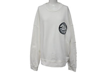 Load image into Gallery viewer, 極美品 JIL SANDER ジルサンダー Zodiac Sweatshirt ゾディアック スウェットシャツ J21GU0004 サイズL カプリコーン ホワイト 中古 4c074731