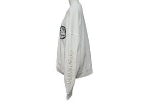 極美品 JIL SANDER ジルサンダー Zodiac Sweatshirt ゾディアック スウェットシャツ J21GU0004 サイズL カプリコーン ホワイト 中古 4c074731