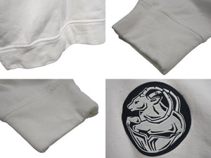 極美品 JIL SANDER ジルサンダー Zodiac Sweatshirt ゾディアック スウェットシャツ J21GU0004 サイズL カプリコーン ホワイト 中古 4c074731