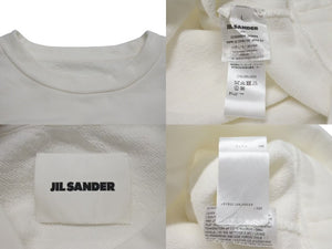 極美品 JIL SANDER ジルサンダー Zodiac Sweatshirt ゾディアック スウェットシャツ J21GU0004 サイズL カプリコーン ホワイト 中古 4c074731