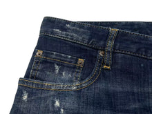 Load image into Gallery viewer, DSQUARED2 ディースクエアード ダメージデニムパンツ ジーンズ S71LB0266 S30342 ブルー サイズ48 美品 中古 4c074732
