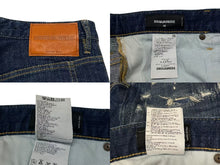 Load image into Gallery viewer, DSQUARED2 ディースクエアード ダメージデニムパンツ ジーンズ S71LB0266 S30342 ブルー サイズ48 美品 中古 4c074732