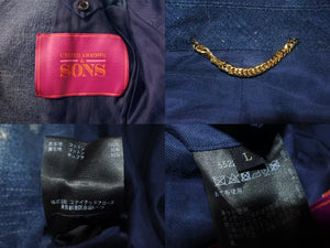 UNUITED ARROWS & SONS ユナイテッドアローズ＆サンズ P-JACKET デニムピージャケット L 5522-299-0114 美品 中古 4c074741