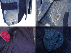 UNUITED ARROWS & SONS ユナイテッドアローズ＆サンズ P-JACKET デニムピージャケット L 5522-299-0114 美品 中古 4c074741