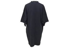 極美品 BALENCIAGA バレンシアガ Be different 半袖Tシャツ 712398 サイズL アップルサンプリング ブラック 刺繍 中古 4c074751