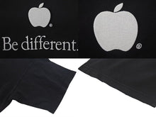 Load image into Gallery viewer, 極美品 BALENCIAGA バレンシアガ Be different 半袖Tシャツ 712398 サイズL アップルサンプリング ブラック 刺繍 中古 4c074751