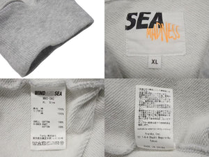 WIND AND SEA x MADNESS ウィンダンシー x マドネス Grey Sweatshirt XL スウェット サイズ XL グレイ 美品 中古 4c074752