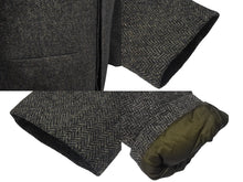 Load image into Gallery viewer, 極美品 MONCLER モンクレール ANTHONY アンソニー ダウンコート サイズ4 エルボータトゥー柄 ヘリンボーン柄 グレー ウール 中古 4c074761