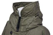 Load image into Gallery viewer, 極美品 STONE ISLAND ストーンアイランド ヘビージャケット 脱着式ムートンフード ダウン コート N3-B カーキ サイズXL 中古 4c074762