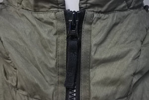 極美品 STONE ISLAND ストーンアイランド ヘビージャケット 脱着式ムートンフード ダウン コート N3-B カーキ サイズXL 中古 4c074762
