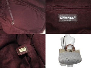 CHANEL シャネル インザミックス ハンドバッグ 2WAY ショルダーバッグ 14番台 カーフスキン シルバー金具 美品 中古 4c074768