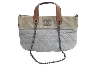 CHANEL シャネル インザミックス ハンドバッグ 2WAY ショルダーバッグ 14番台 カーフスキン シルバー金具 美品 中古 4c074768
