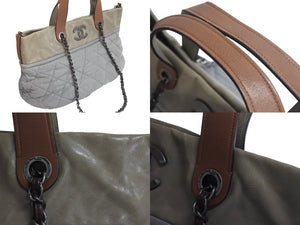 CHANEL シャネル インザミックス ハンドバッグ 2WAY ショルダーバッグ 14番台 カーフスキン シルバー金具 美品 中古 4c074768
