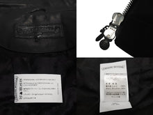 Load image into Gallery viewer, 極美品 CHROME HEARTS クロムハーツ クロスパッチ レザージャケット ブラック 馬革 サイズS シルバー金具 中古 4c074770