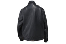 Load image into Gallery viewer, 極美品 CHROME HEARTS クロムハーツ クロスパッチ レザージャケット ブラック 馬革 サイズS シルバー金具 中古 4c074770