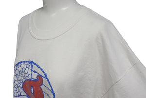 GOOD ENOUGH グッドイナフ Gロゴ Tシャツ Gロゴ Tシャツ 90s 星条旗 有刺鉄線 ホワイト コットン 美品 中古 4c074779 
