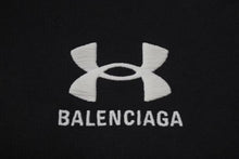 Load image into Gallery viewer, BALENCIAGA x Under Armour バレンシアガ x アンダーアーマー ワイドスウェットパンツ ブラック コットン XS 809709 中古 4c074783