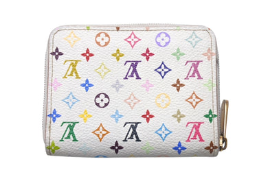 LOUIS VUITTON ルイヴィトン LV ジッピーコインパース 村上隆 M93741 コインケース マルチカラー 美品 中古 4c074784