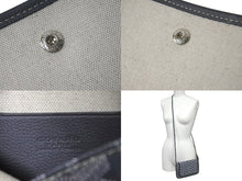Load image into Gallery viewer, 新品同様 GOYARD ゴヤール プリュメ ショルダーバッグ レザー PVC グレーシルバー金具中古 4c074786