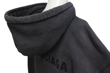 Load image into Gallery viewer, BALENCIAGA バレンシアガ Grey Logo Hoodie グレー ロゴスウェット サイズ M 600583 TLVB8 美品 中古 4c074790