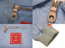 Load image into Gallery viewer, CHANEL シャネル スポーツライン ジップアップジャケット P19438V11331 サイズ40 ココマーク ブルー オレンジ 良品 中古 4c074793
