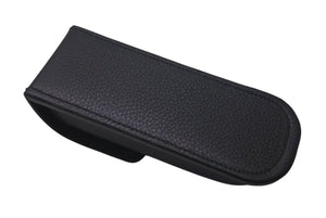 CHROME HEARTS クロムハーツ レザーアイウェアケース 眼鏡ケース ブラック レザー シルバー925 美品 中古 4c074795