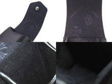 Load image into Gallery viewer, CHROME HEARTS クロムハーツ レザーアイウェアケース 眼鏡ケース ブラック レザー シルバー925 美品 中古 4c074795