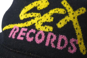 CHROME HEARTS クロムハーツ マッティボーイ SEX records バケットハット ブラック シルバー金具 美品 中古 4c074798