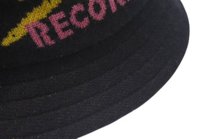 CHROME HEARTS クロムハーツ マッティボーイ SEX records バケットハット ブラック シルバー金具 美品 中古 4c074798