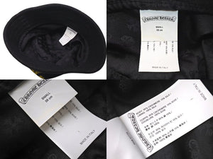 CHROME HEARTS クロムハーツ マッティボーイ SEX records バケットハット ブラック シルバー金具 美品 中古 4c074798