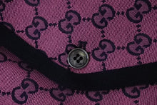 画像をギャラリービューアに読み込む, 未使用 GUCCI グッチペット トレンチコート 695730 サイズM GGキャンバス レザー ピンク ネイビー ペット用 中古 4c074799 