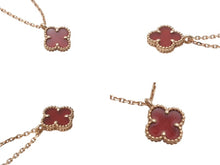 Load image into Gallery viewer, 極美品 VanCleef &amp; Arpels ヴァンクリーフ＆アーペル スウィートアルハンブラ カーネリアン VCARN59M00 PG 中古 4c074809