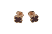 Load image into Gallery viewer, 新品同様 Van Cleef &amp; Arpels ヴァンクリーフ＆アーペル スウィート アルハンブラ ピアス VCARN6BO00 カーネリアン Au750刻印 中古 4c074810