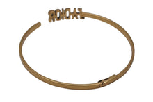 Load image into Gallery viewer, Christian Dior クリスチャンディオール JJ ADIOR ロゴ チョーカー アンティークゴールド N0466ADRMT 美品 中古 4c074843