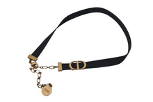 Load image into Gallery viewer, Christian Dior クリスチャンディオール J’ADIOR チョーカー ネックレス ブラック CDロゴ 美品 中古 4c074844