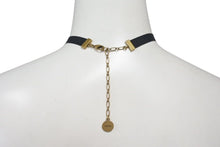 Load image into Gallery viewer, Christian Dior クリスチャンディオール J’ADIOR チョーカー ネックレス ブラック CDロゴ 美品 中古 4c074844
