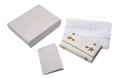 JIMMY CHOO ジミーチュウ NEPTUNE UUF ムーンストーン スタースタッズ 星 美品 中古 4c074846
