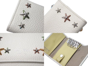 JIMMY CHOO ジミーチュウ NEPTUNE UUF ムーンストーン スタースタッズ 星 美品 中古 4c074846