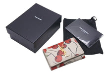 画像をギャラリービューアに読み込む, SAINT LAURENT サンローラン チェリー 日本柄 限定 キーケース5連 654062 美品 中古 4c074847 