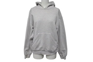 BALENCIAGA バレンシアガ キッズ パーカー フーディ ブランドロゴ コットン グレー サイズLO 美品 中古 4c074854